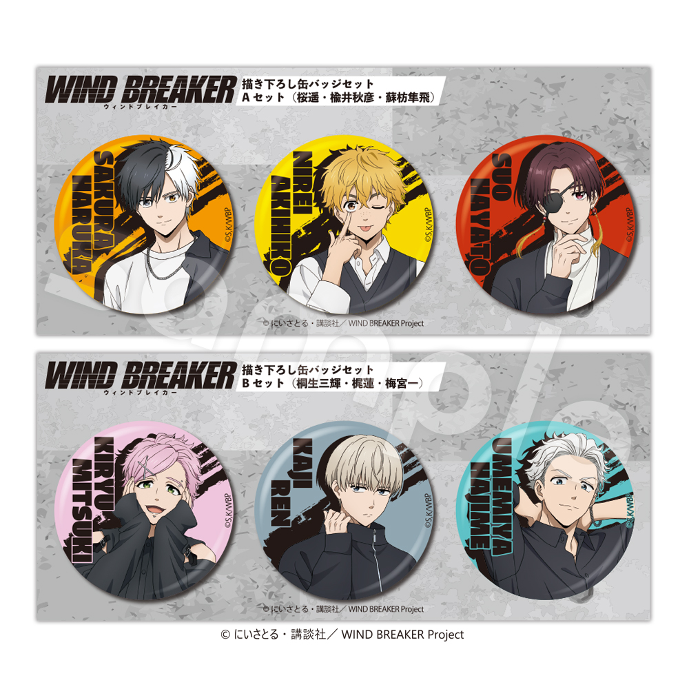 WIND BREAKER 缶バッジセット -2026カレンダーver.- Bセット｜ファン
